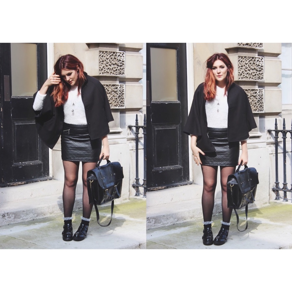Black Cape Jacket